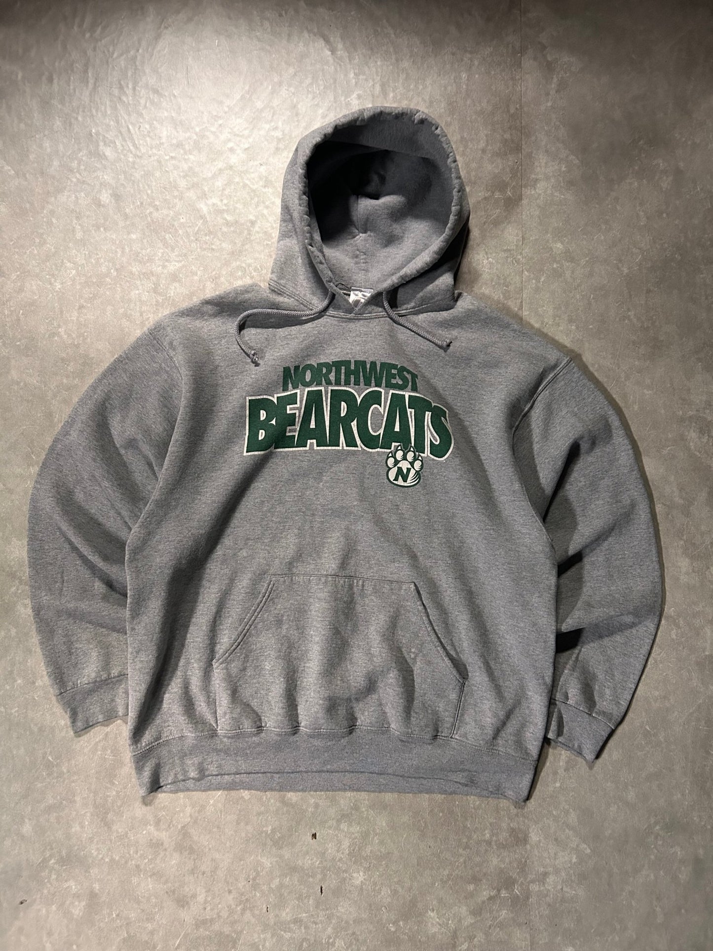 2000's Vintage Northwest Missouri Bearcats Grey Hoodie - XL - XL | Martin City Vintage