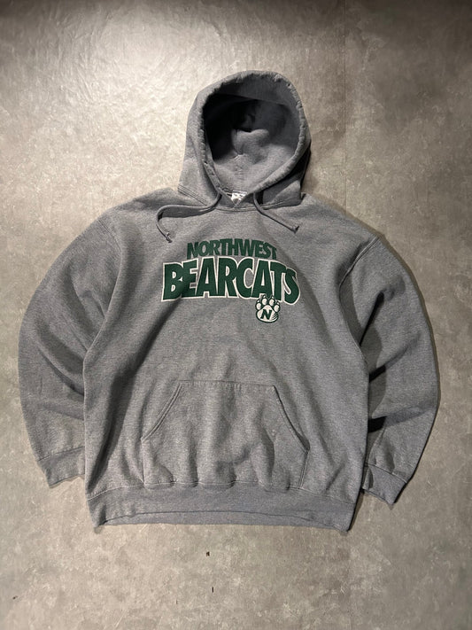 2000's Vintage Northwest Missouri Bearcats Grey Hoodie - XL - XL | Martin City Vintage