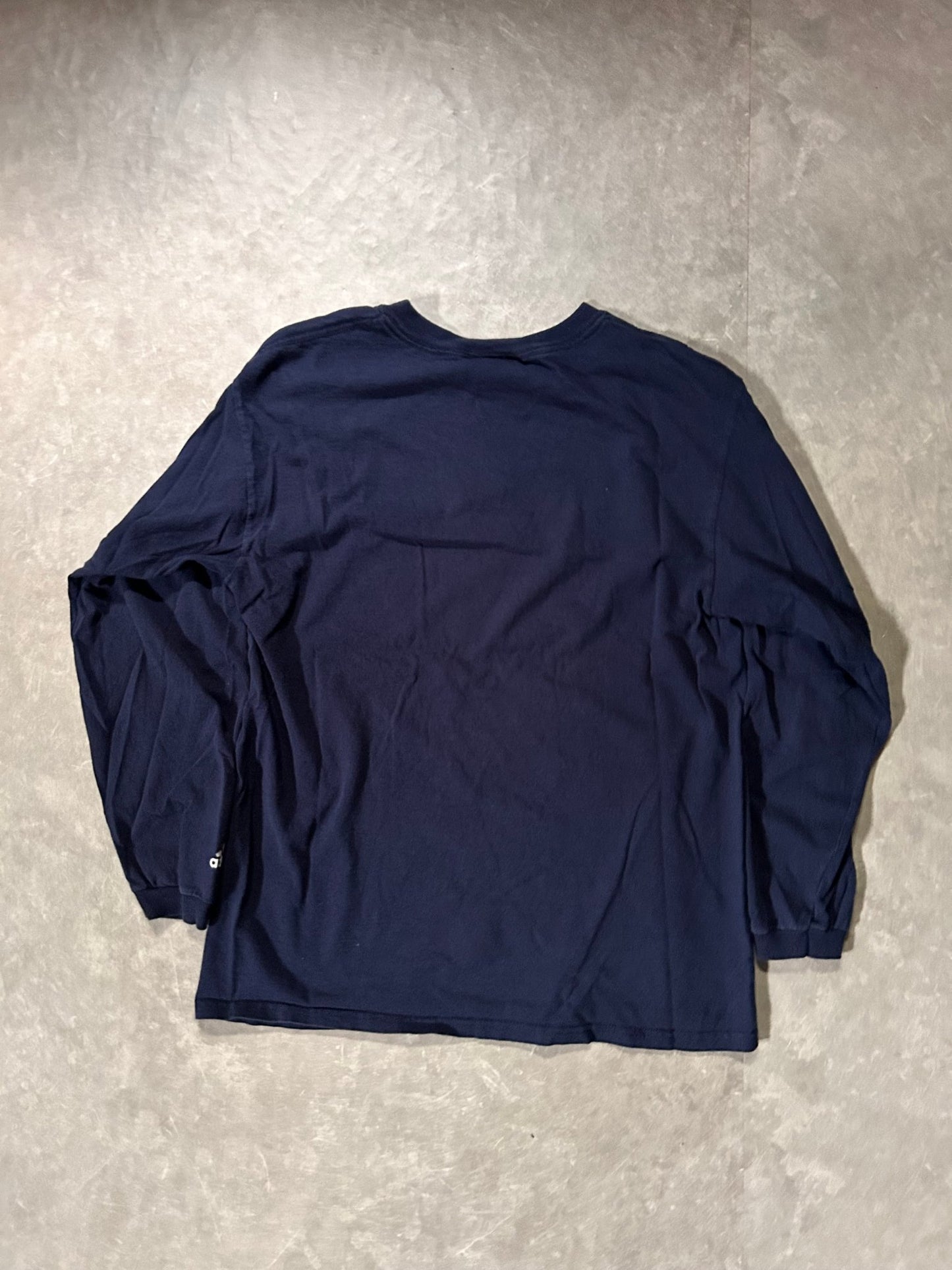 2000's Vintage Notre Dame Fighting Irish Adidas Navy Long Sleeve - S - S | Martin City Vintage