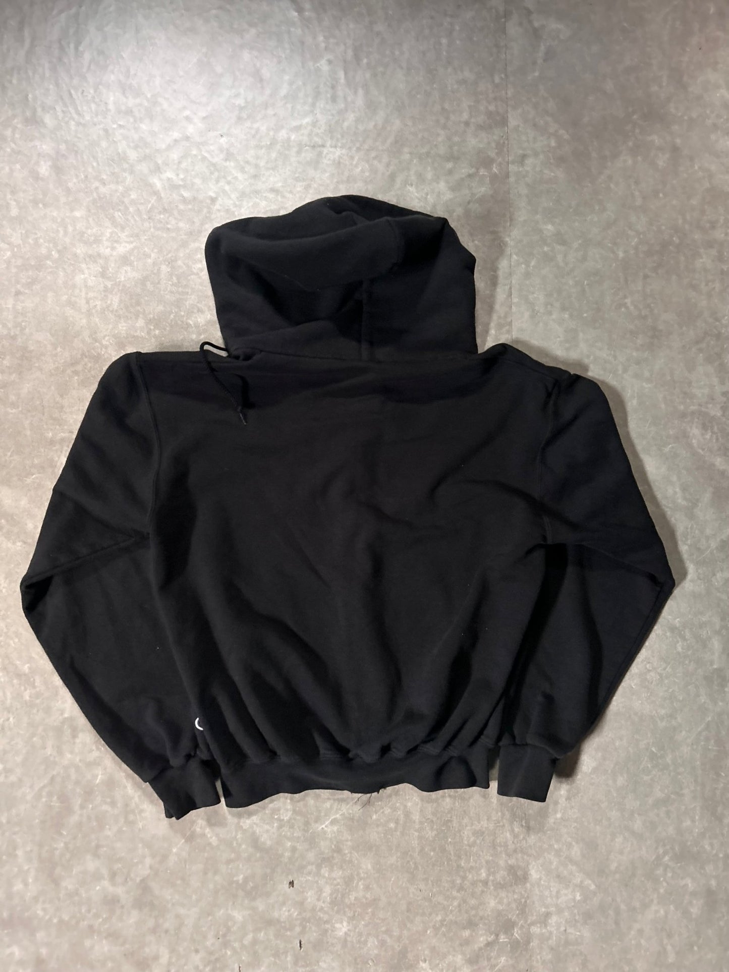 2000's Vintage Central Missouri Script Logo Black Zip Up Hoodie - M - M | Martin City Vintage