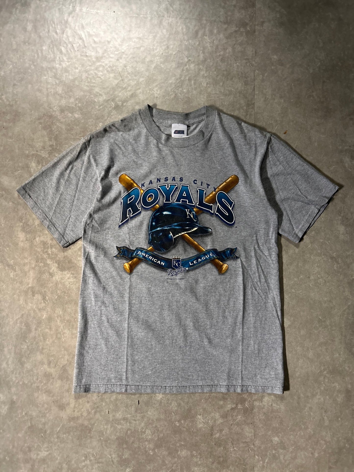 2000's Vintage Kansas City Royals Grey T-Shirt - M - M | Martin City Vintage