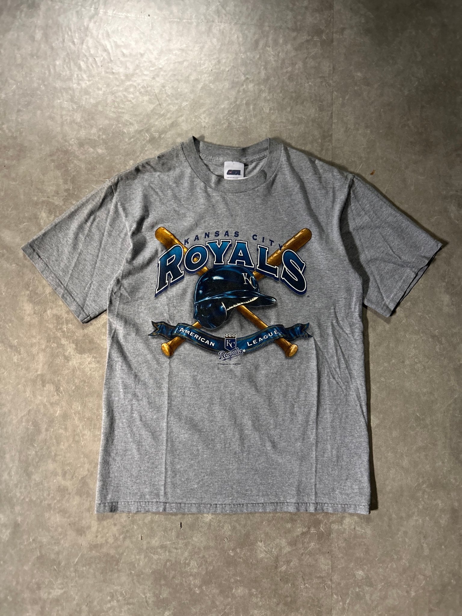 2000's Vintage Kansas City Royals Grey T-Shirt - M - M | Martin City Vintage