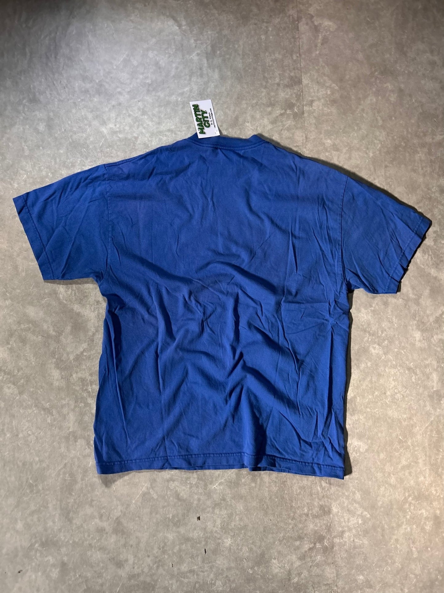 90's Vintage Kansas Jayhawks Blue T-Shirt - XL - XL | Martin City Vintage