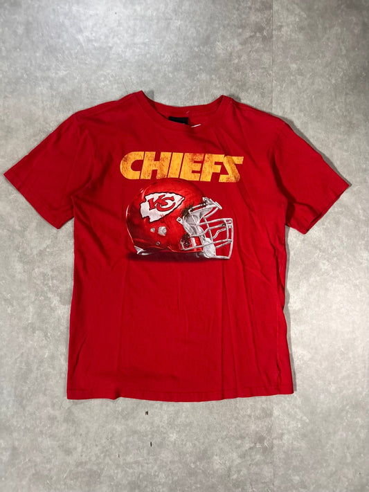 2000's Vintage Kansas City Chiefs Helmet Reebok Red T-Shirt - M - M | Martin City Vintage