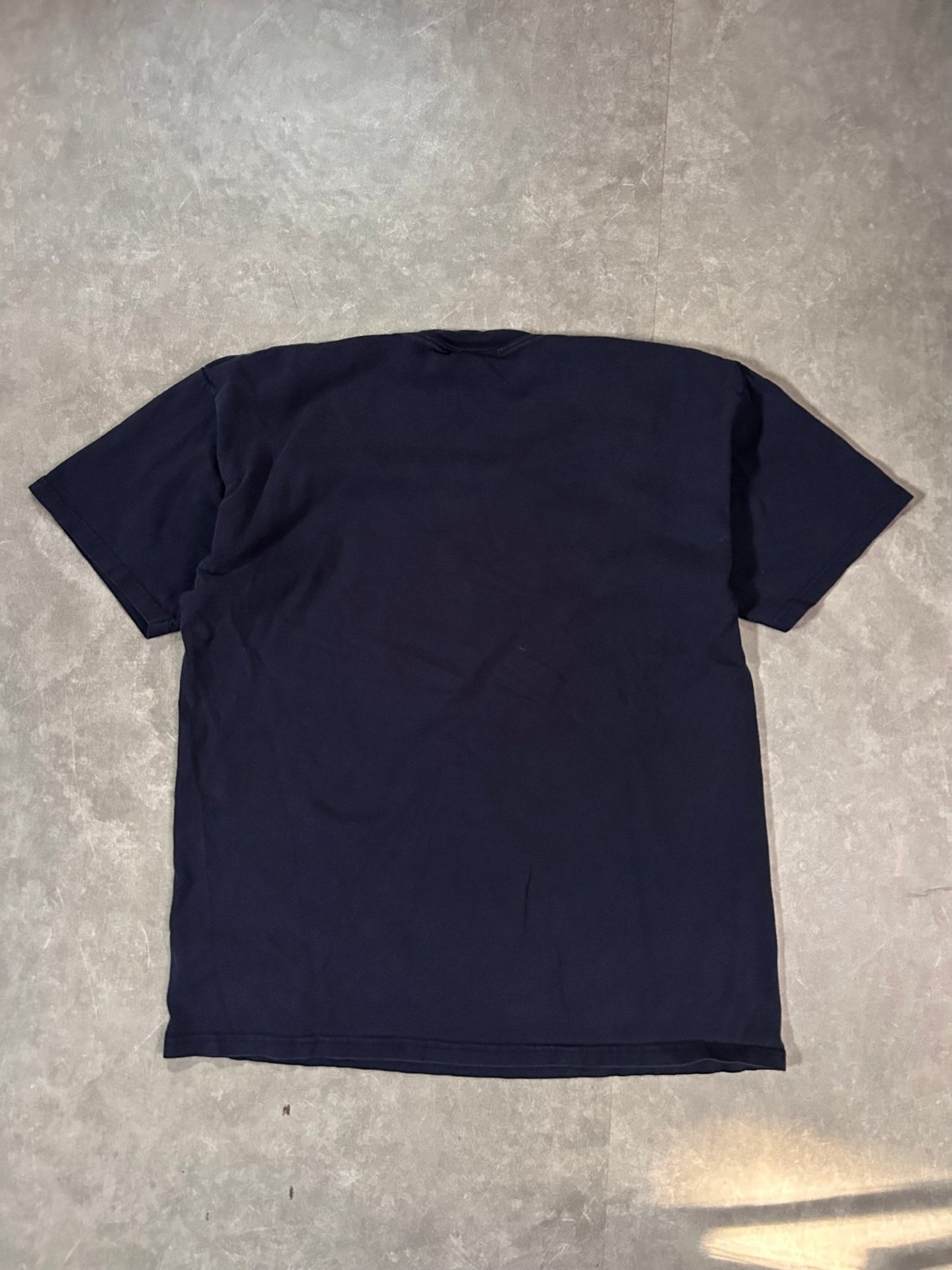 90's Vintage UMKC Education Embroidered Navy T-Shirt - L - L | Martin City Vintage