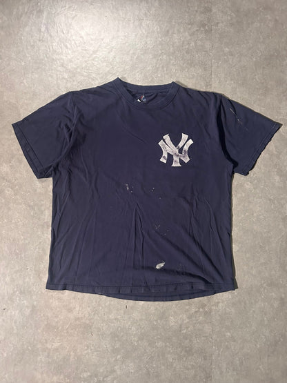 2007 Vintage New York Yankees Distressed Navy T-Shirt - XL - XL | Martin City Vintage