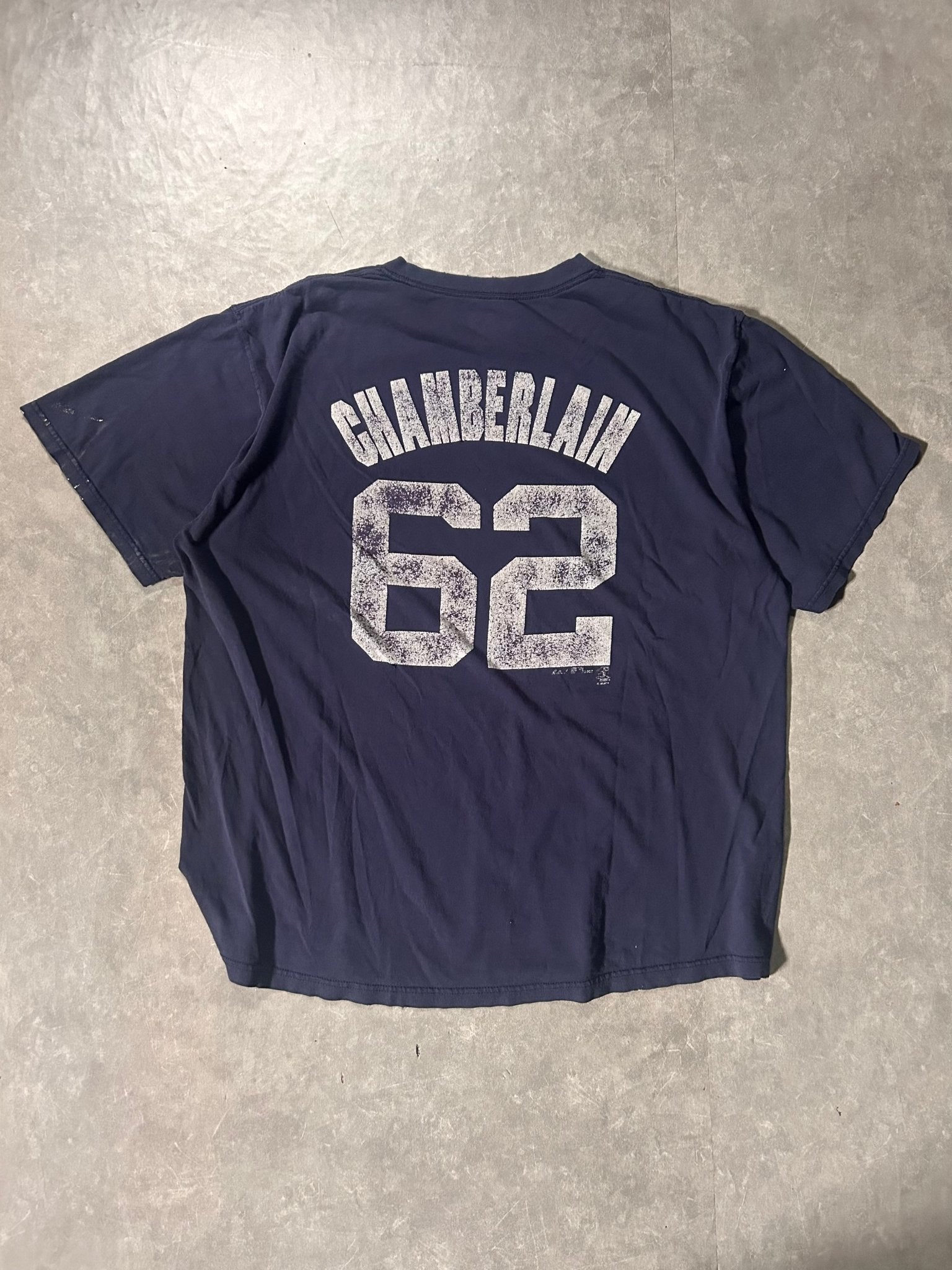 2007 Vintage New York Yankees Distressed Navy T-Shirt - XL - XL | Martin City Vintage