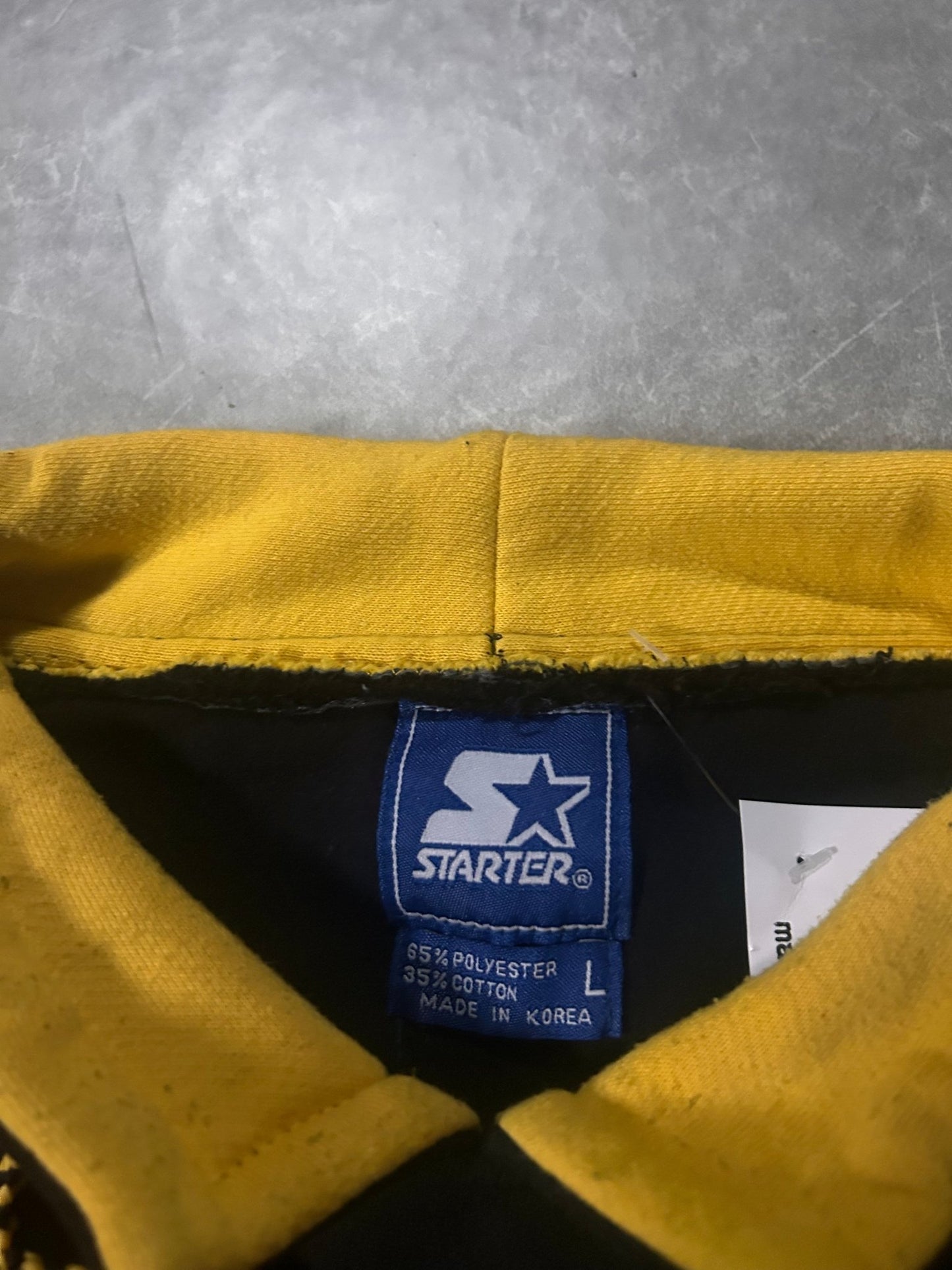 90's Vintage Missouri Tigers Starter Script Black Crewneck - L - L | Martin City Vintage
