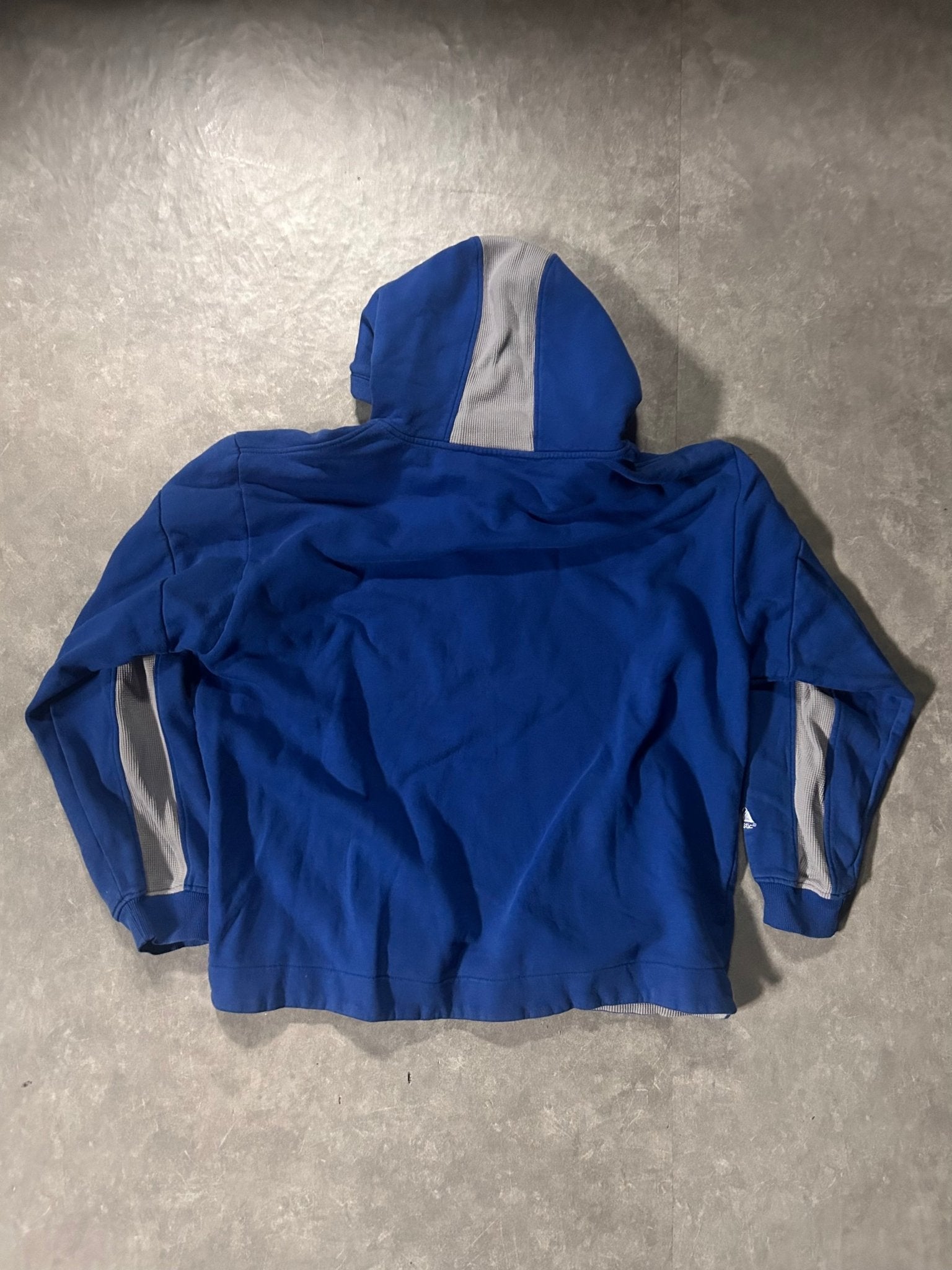 2000's Vintage University of Kansas Logo Blue Hoodie - L - L | Martin City Vintage