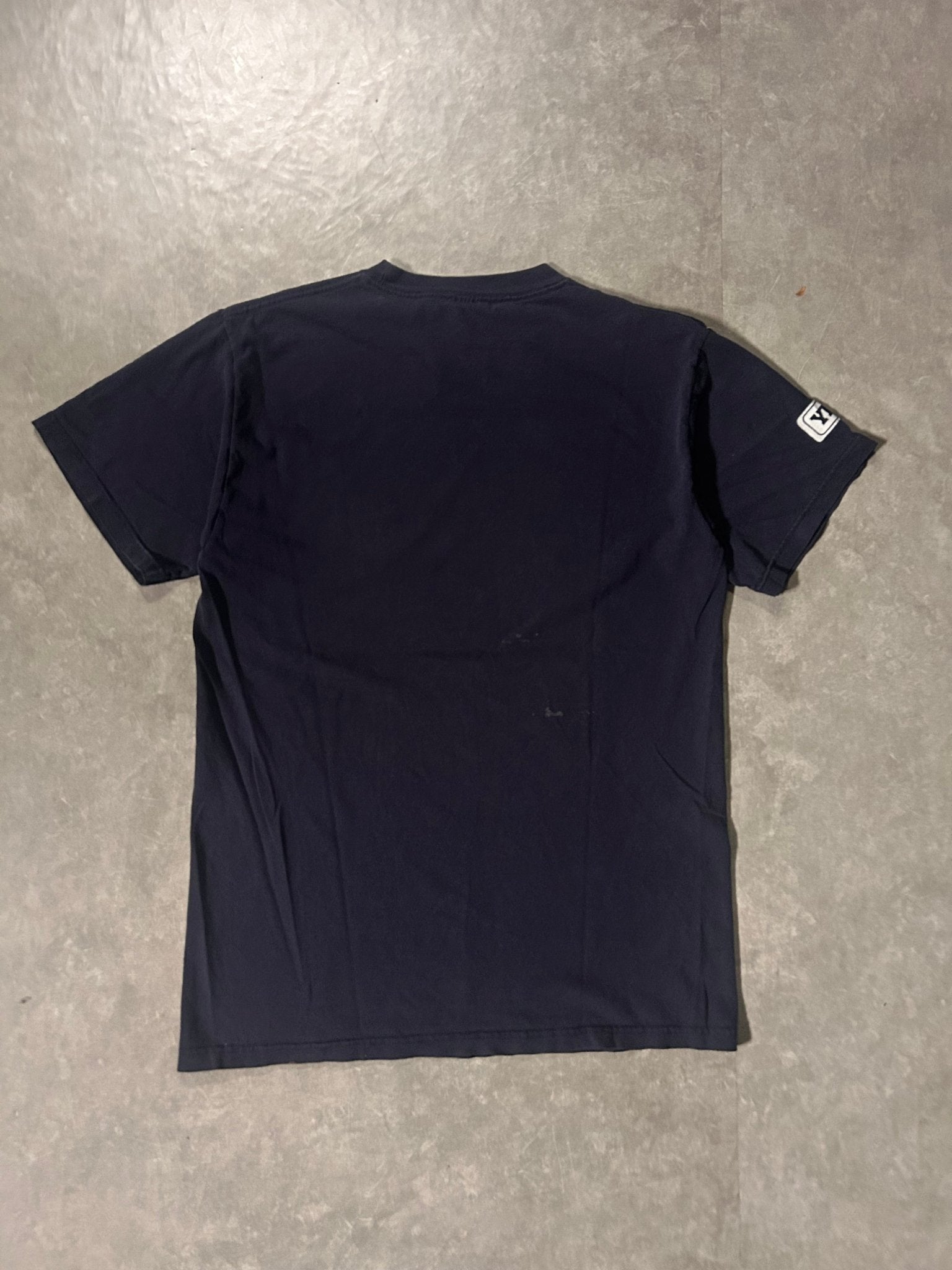 90's Vintage New York Yankees Logo Navy T-Shirt - L - L | Martin City Vintage