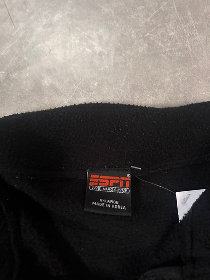 90's Vintage ESPN Embroidered Black Fleece - XL - XL | Martin City Vintage