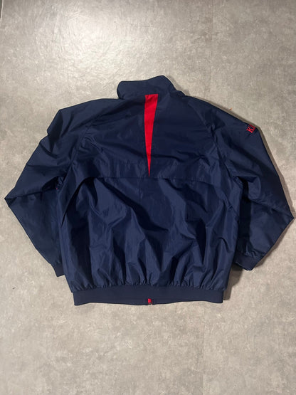 2000's Vintage Kansas Jayhawks Embroidered Nike Navy Track Jacket - XL - XL | Martin City Vintage