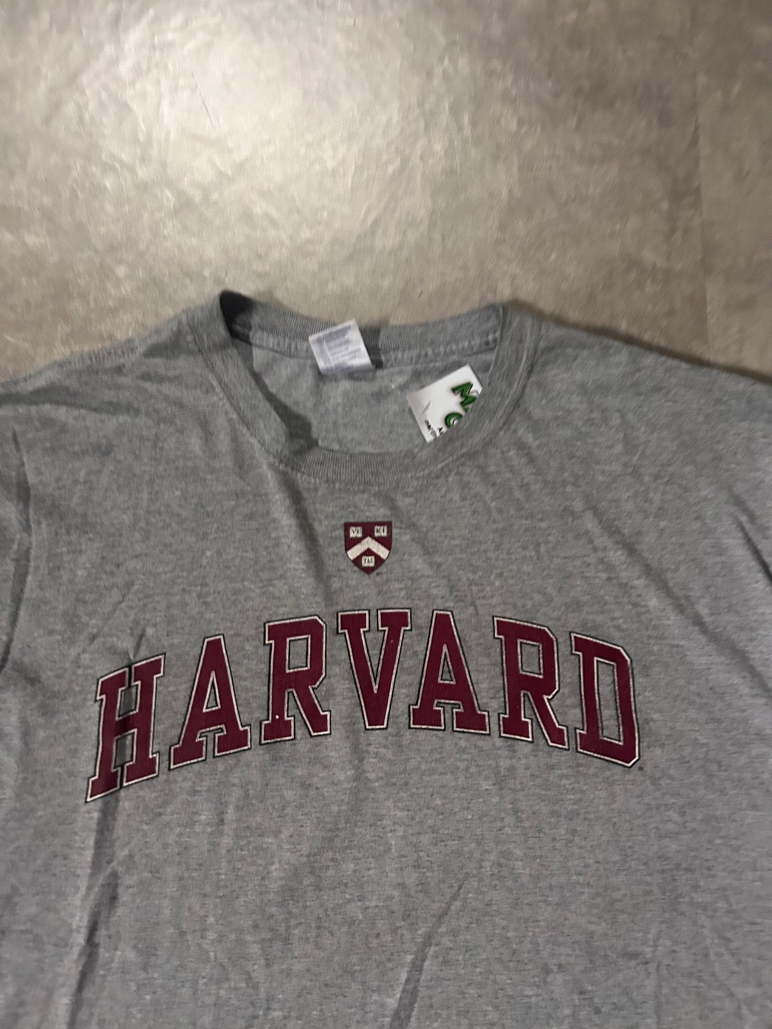 2000’s Vintage Harvard University Grey T-Shirt - XXL - XXL | Martin City Vintage