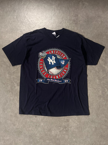 1999 Vintage New York Yankees World Series Navy T-Shirt - XL - XL | Martin City Vintage