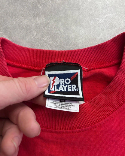 90s Vintage St. Louis Cardinals Pro Player Red T Shirt Size M - | Martin City Vintage
