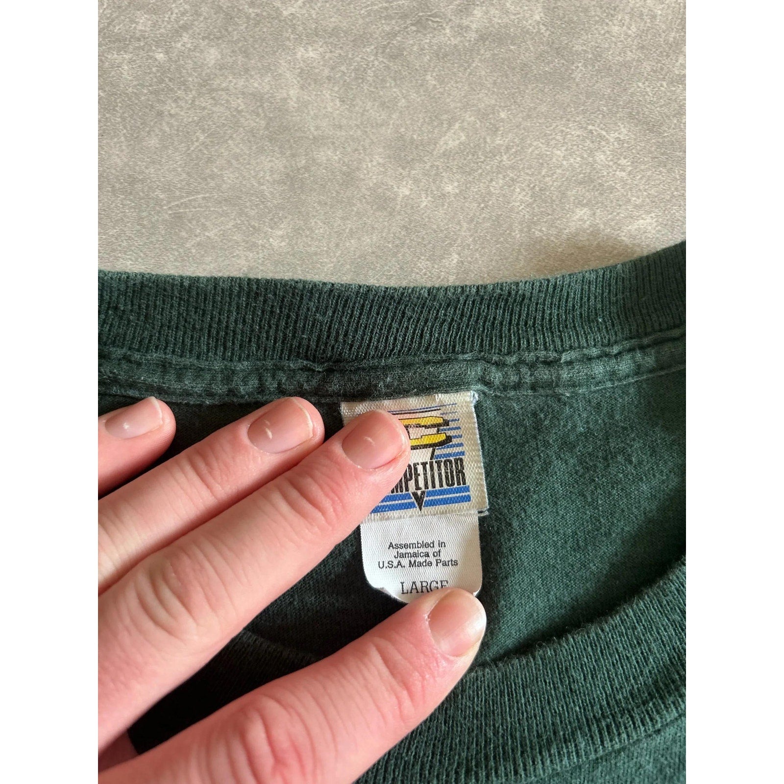 90s Vintage Green Bay Packers Helmet Green T Shirt Size L - | Martin City Vintage