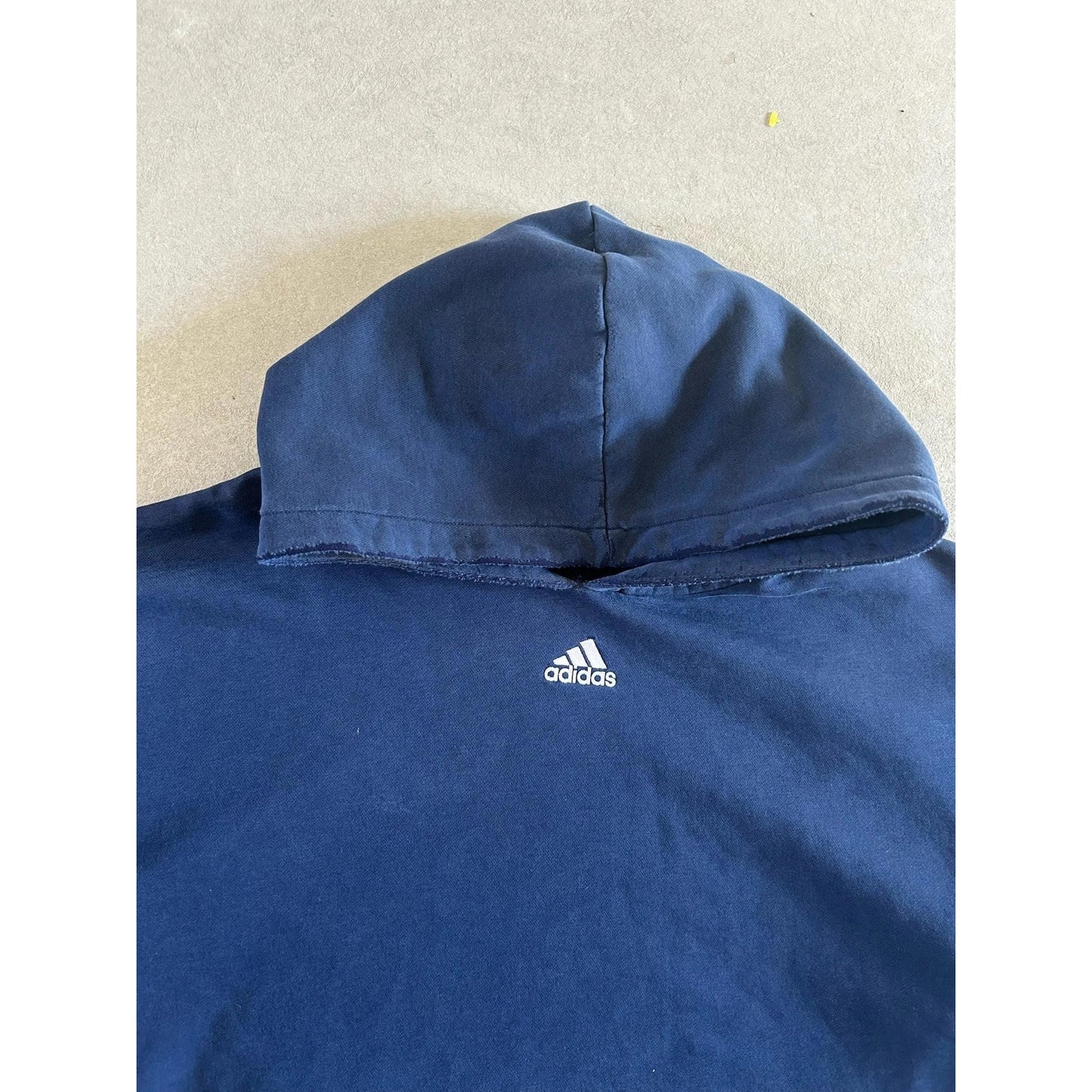 2000s Vintage Adidas Navy Center Logo Hoodie Size XXL - | Martin City Vintage