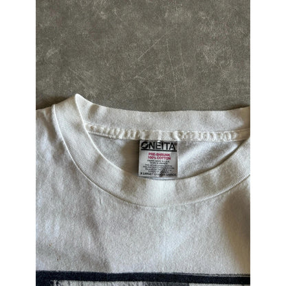 90s Vintage Bob Seger and the Silver Bullet Band White T Shirt Size XL - | Martin City Vintage