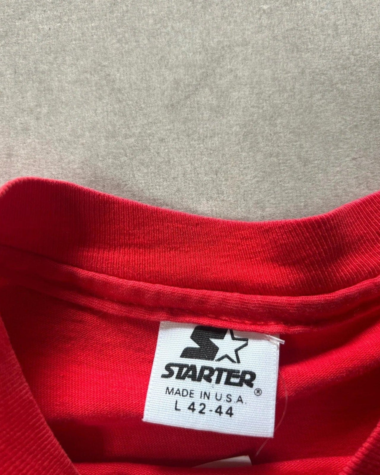 90s Vintage Kansas City Chiefs Starter Red T Shirt Size L - | Martin City Vintage