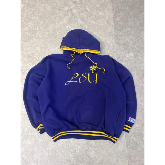 90s Vintage Louisiana State Purple Hoodie Size XL - | Martin City Vintage