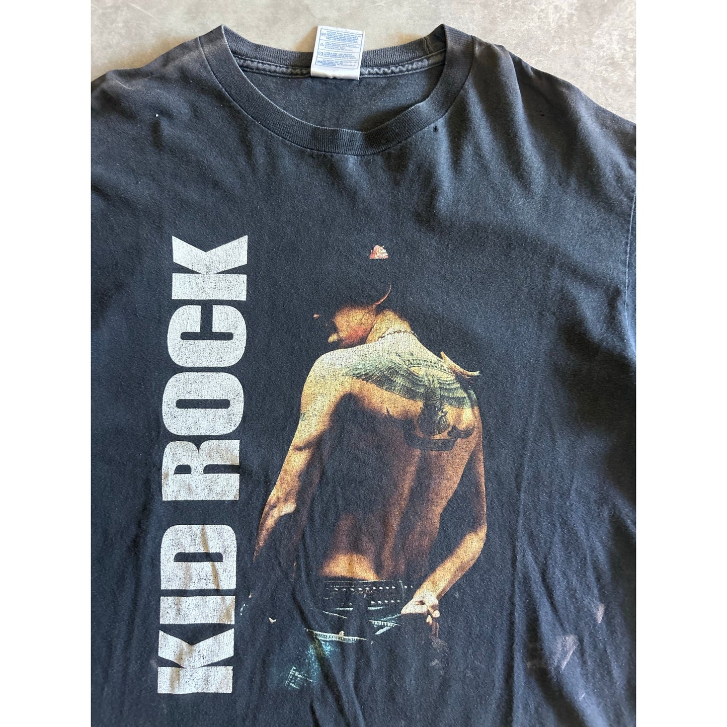 2000s Vintage Kid Rock Black Band T Shirt Size L - | Martin City Vintage