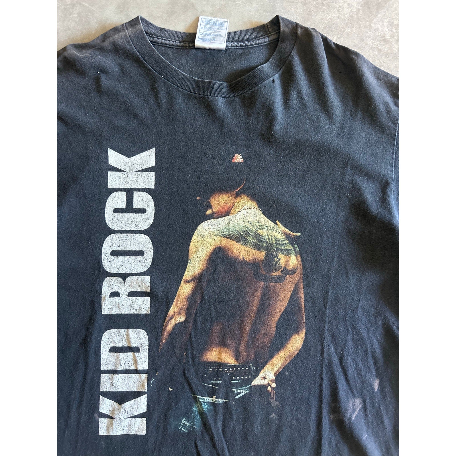2000s Vintage Kid Rock Black Band T Shirt Size L - | Martin City Vintage