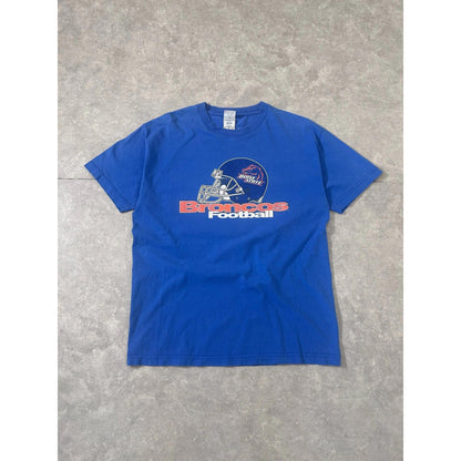 2000s Vintage Boise State Football Blue T Shirt Size L - | Martin City Vintage
