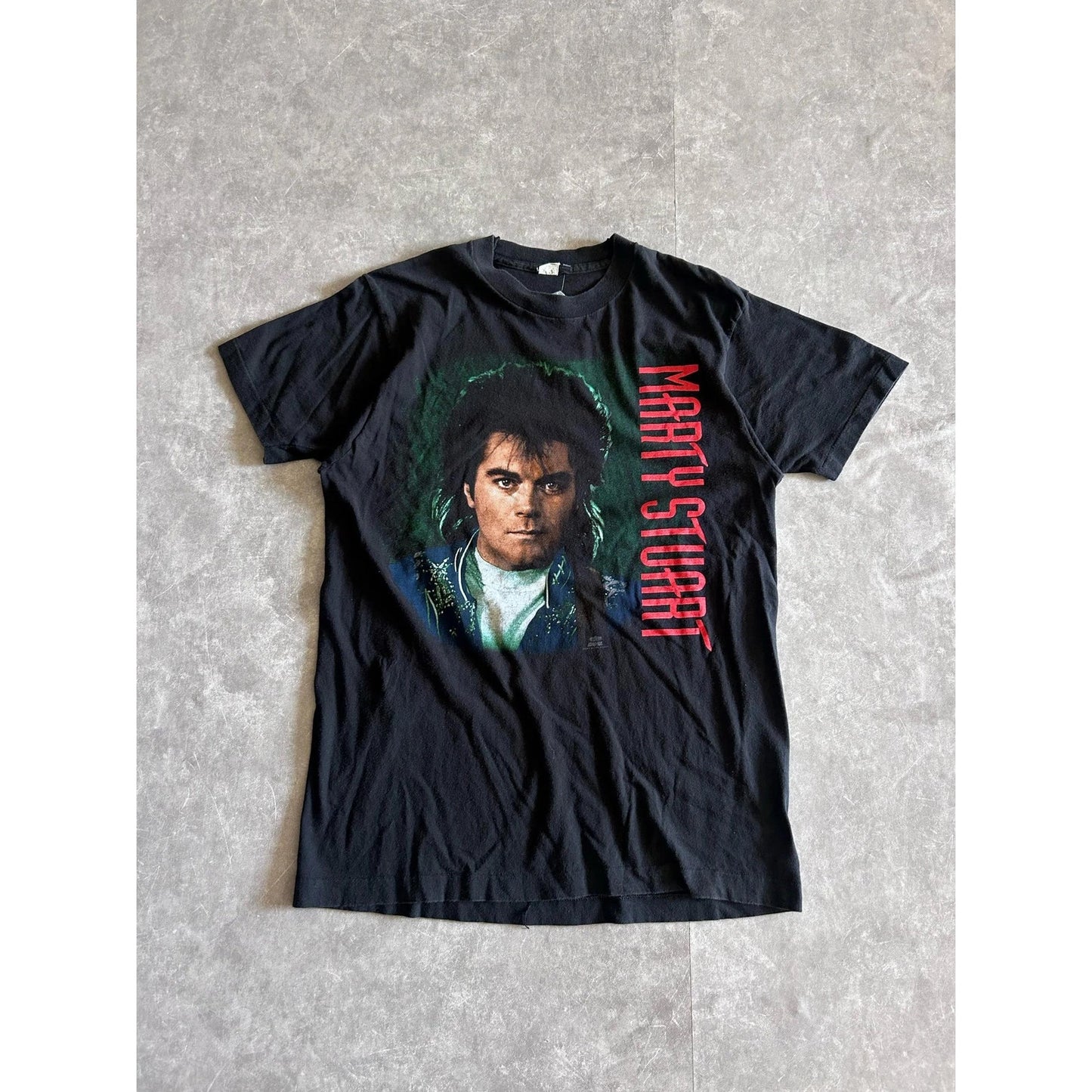 90s Vintage Marty Stuart Black Band T Shirt Size XL - | Martin City Vintage