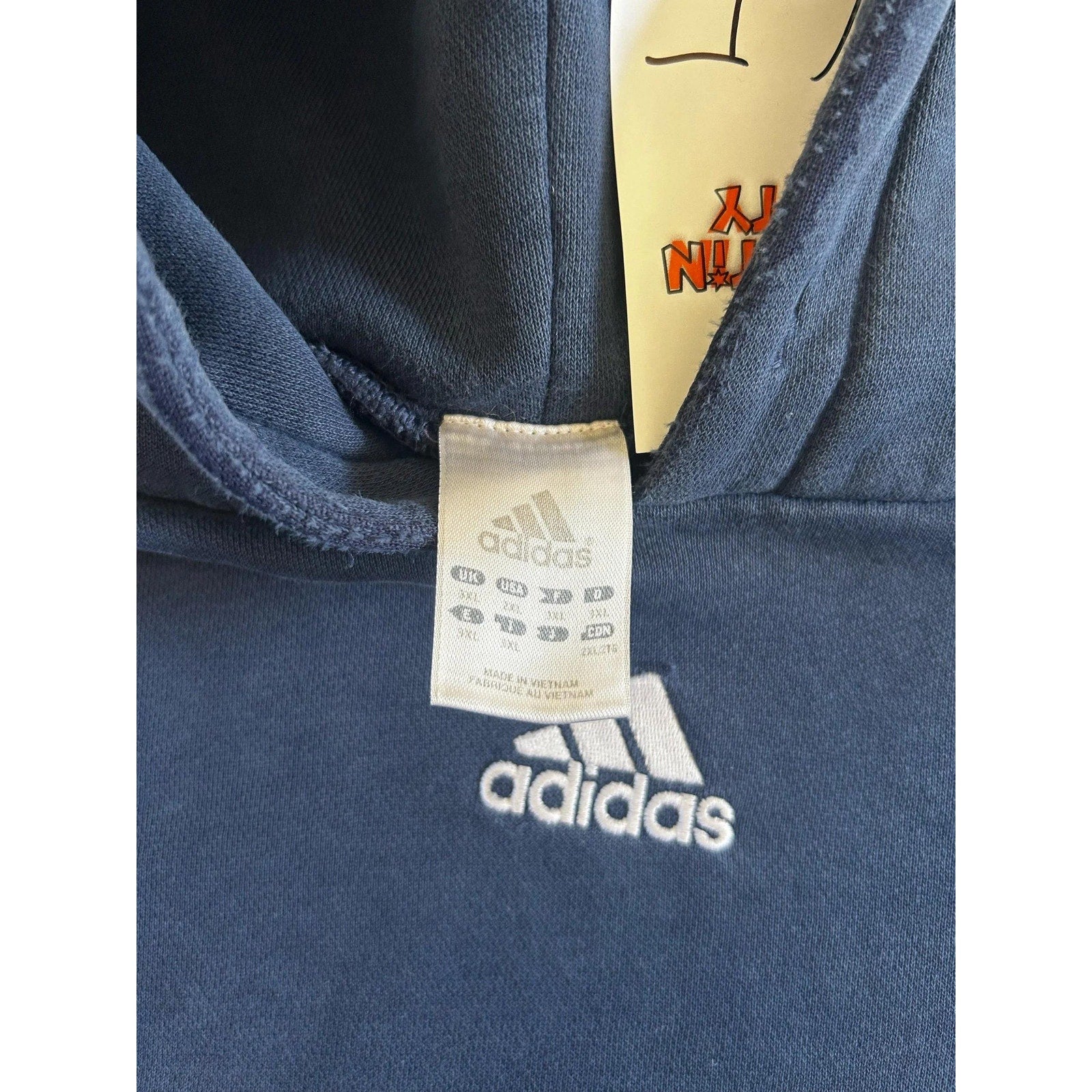2000s Vintage Adidas Navy Center Logo Hoodie Size XXL - | Martin City Vintage